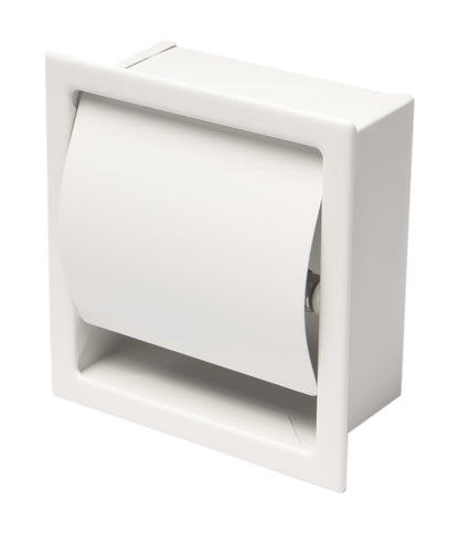 ALFI brand ABTPC77 Stainless Steel Recessed Toilet Paper Holder with Cover