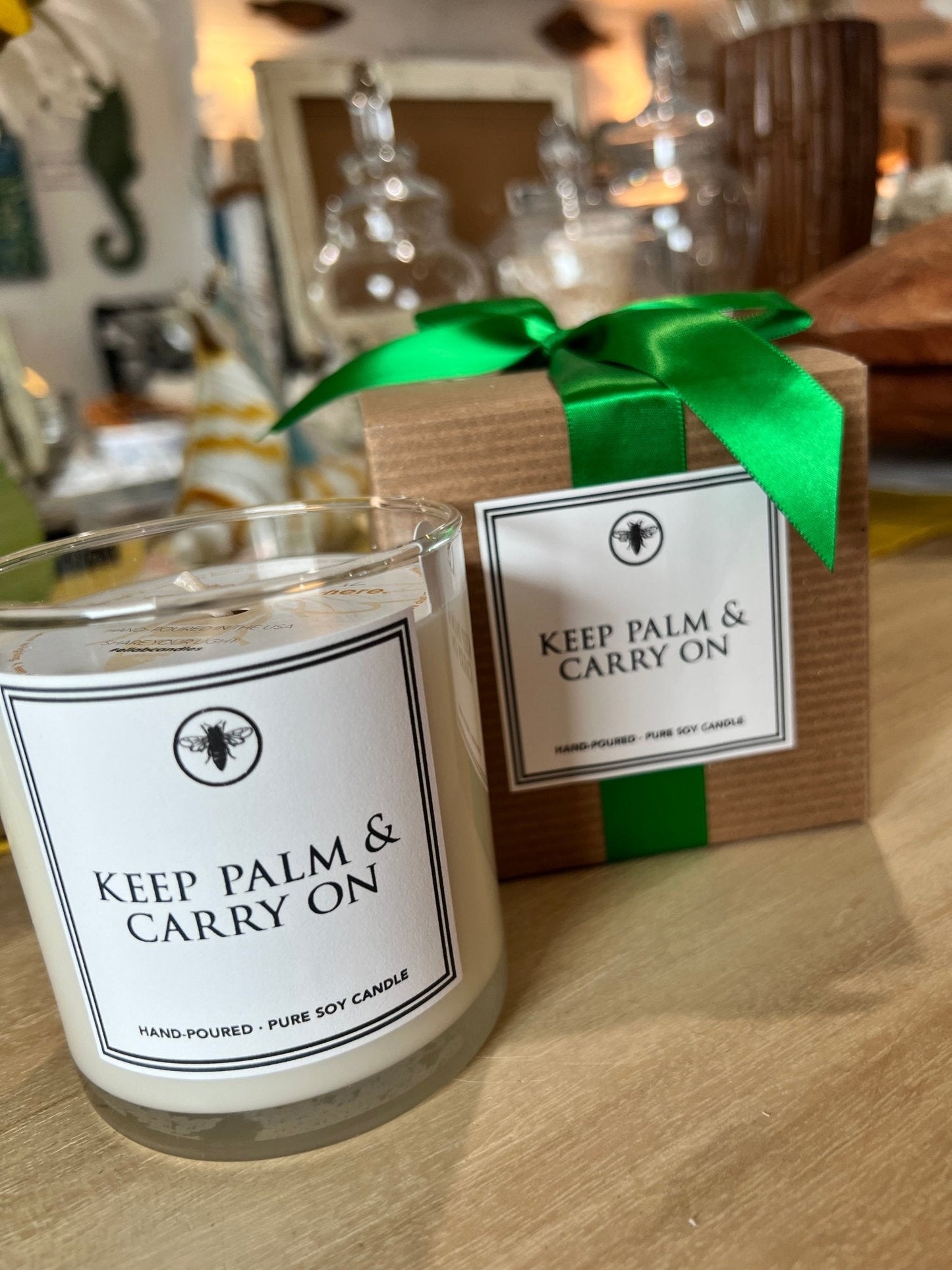 Keep Palm & Carry On Soy Candle