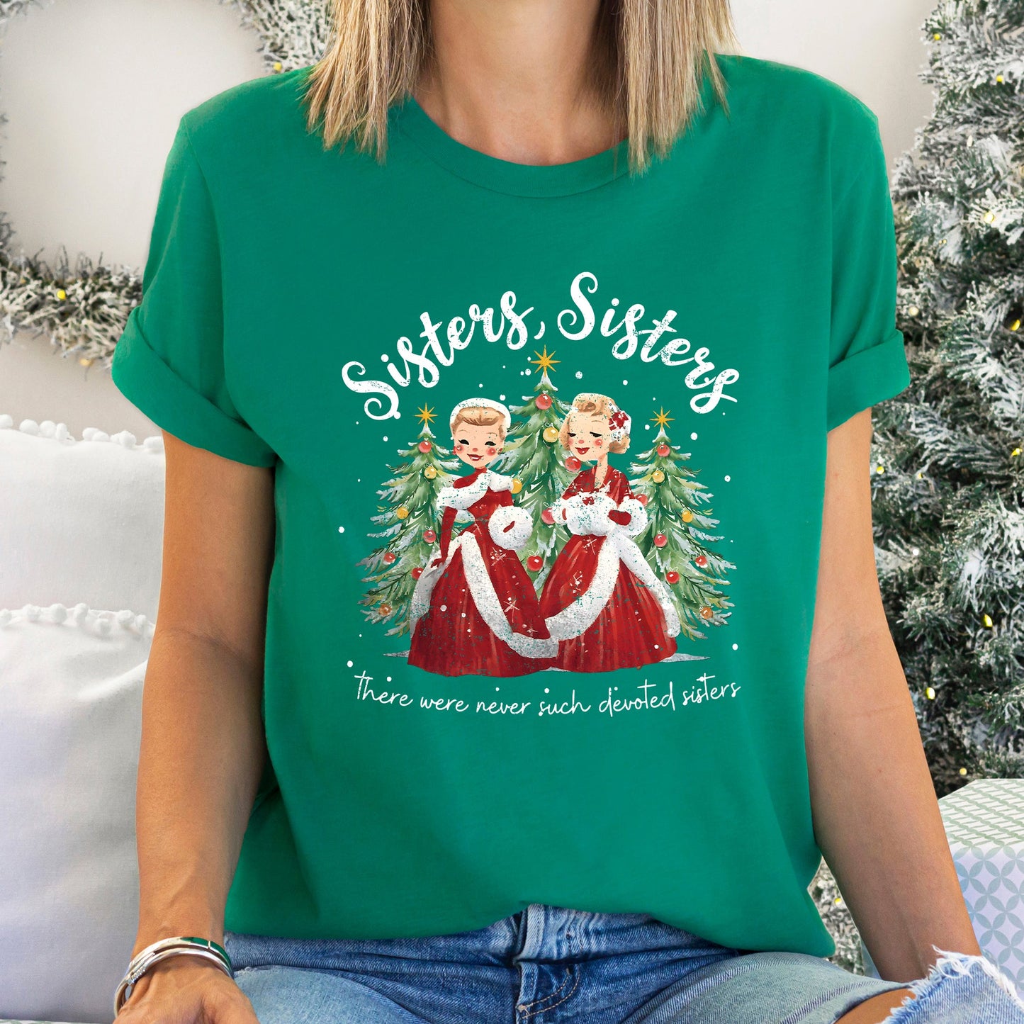 Sisters, White Christmas, Movie, Super Soft Tshirt, Classic, Musical