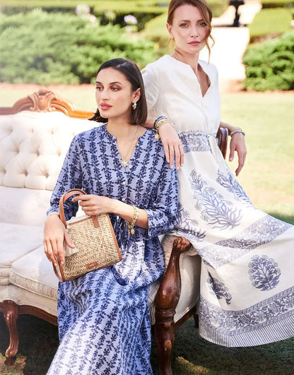Kennedy Linen Dress - Bellinger Thistle Denim