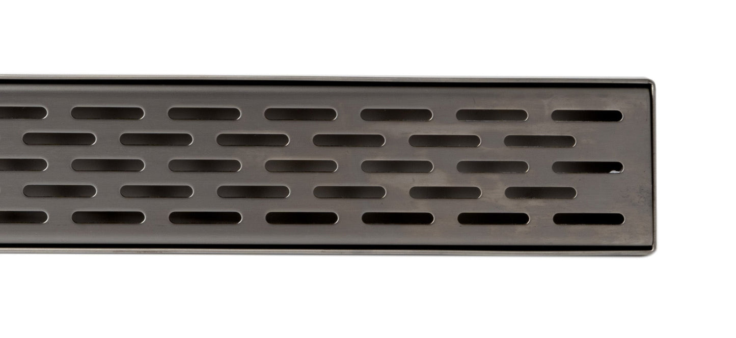 ALFI brand ABLD59C Linear Shower Drain with Groove Holes