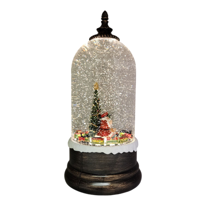 Santa's Magical Christmas Train Snow Globe