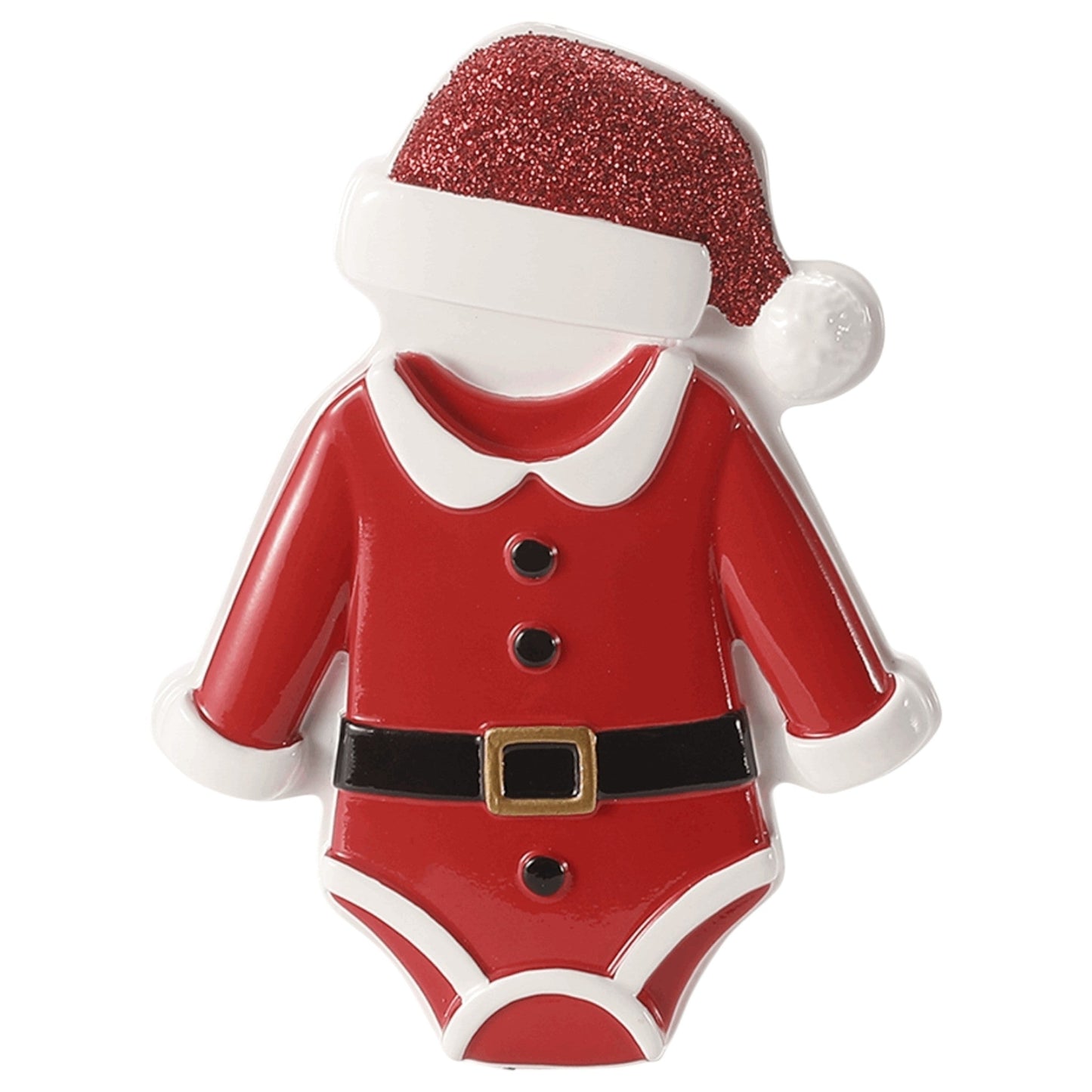 Santa Onesie Baby Ornament