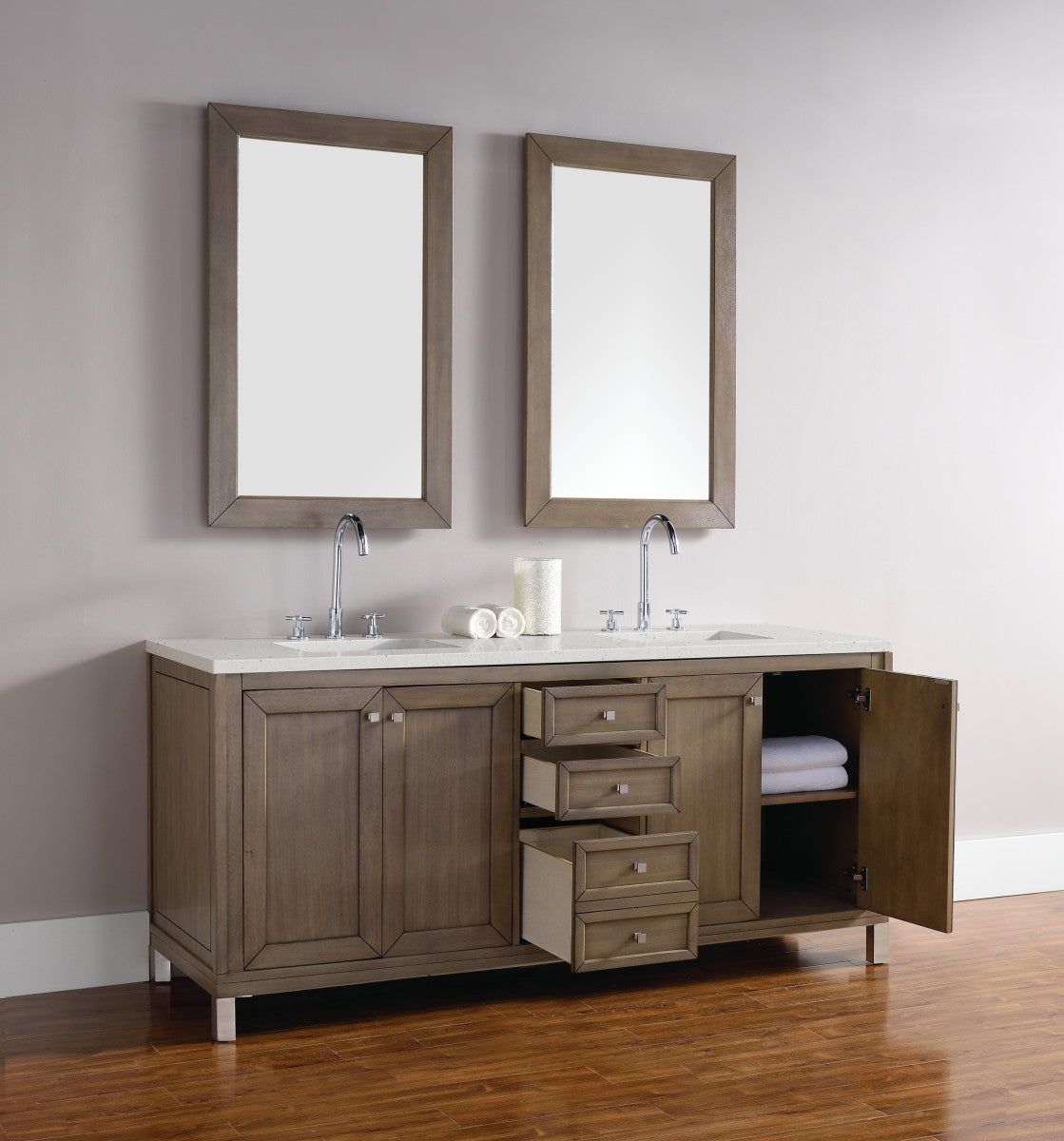 Chicago 72" Double Vanity Cabinet