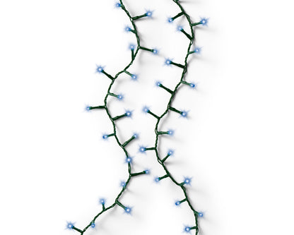 LED Rice Twinkle Stringlight - 1000 Lights - Blue - Green Wire