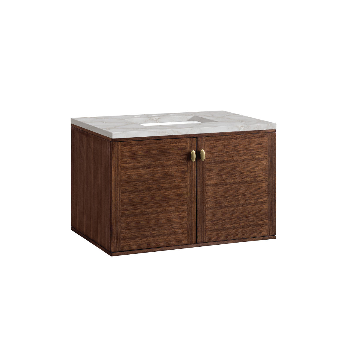 Amberly 36" Single Vanity Cabinet, Mid-Century Walnut