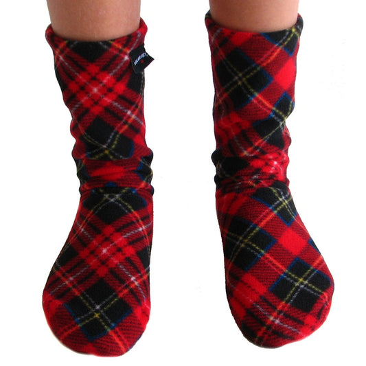 Kids' Nonskid Fleece Socks - Highlander
