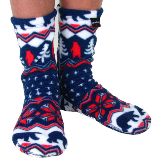 Kids' Nonskid Fleece Socks - Polar Bear