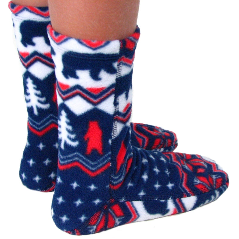 Kids' Fleece Socks - Polar Bear