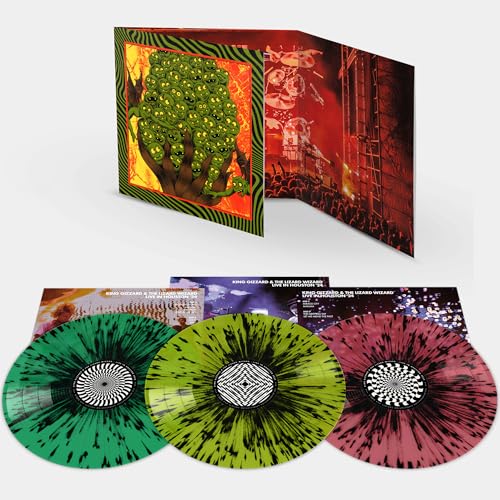 King Gizzard - Live In Houston '24 (Triple Gatefold - Splatter Vinyl) [3Lp] | Mint (M) Mint (M)