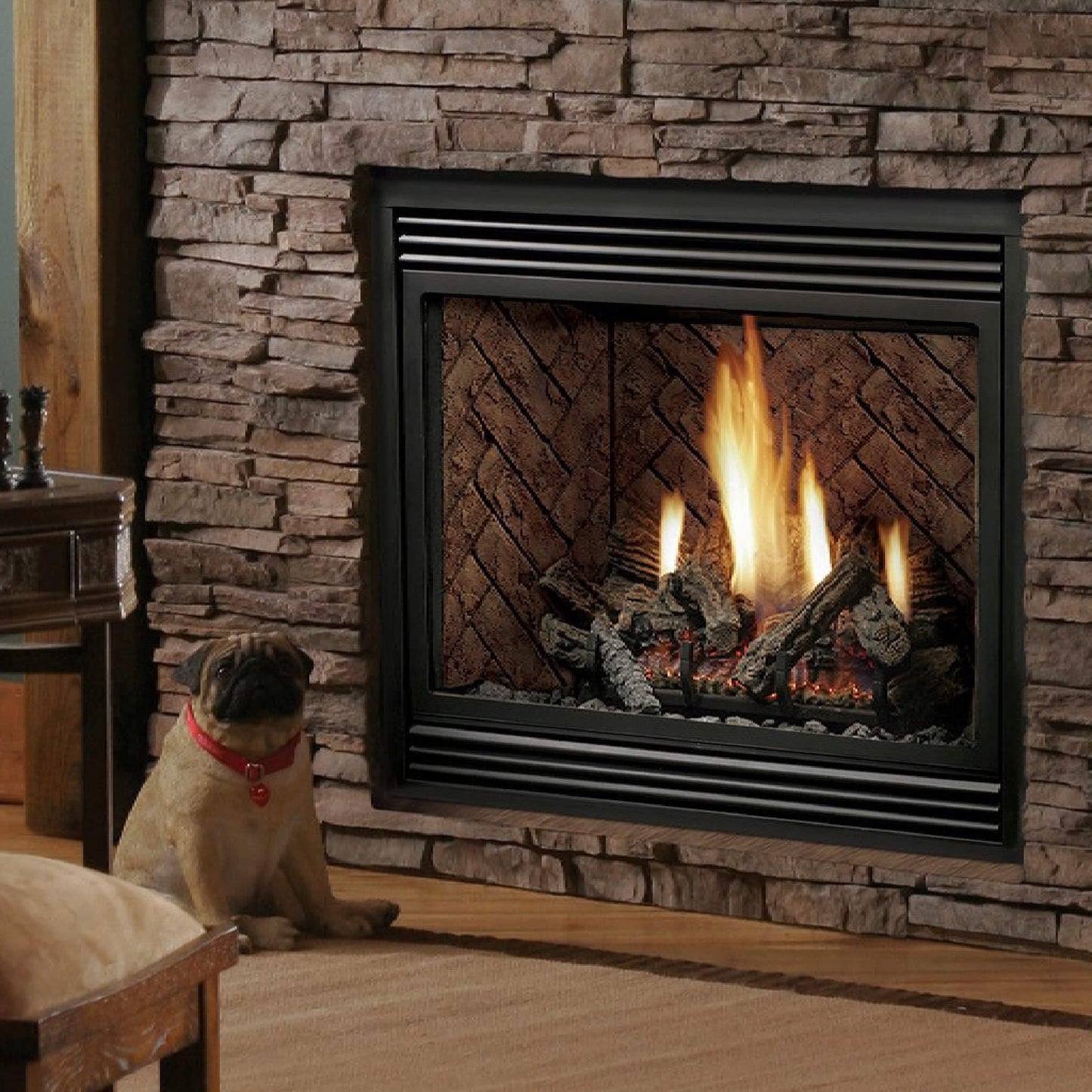 Kingsman Solace II 42" Zero Clearance 24K BTU Direct Vent Gas Fireplace [HBZDV4224] (SAK43572)