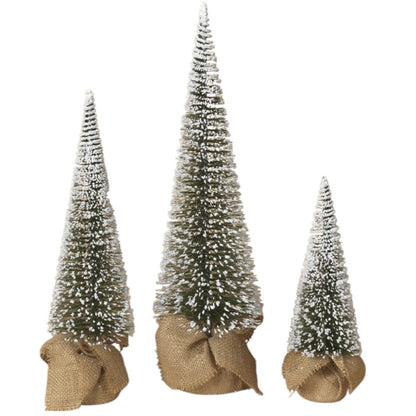 Frosted Bottle Brush Tree -
