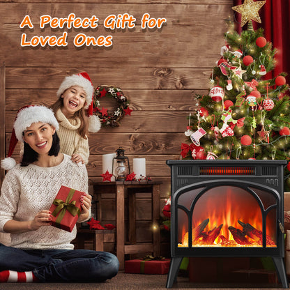 25" Free Standing Electric Fireplace Stove S230CP
