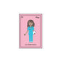 La Enfermera Mexica Loteria Card Sticker