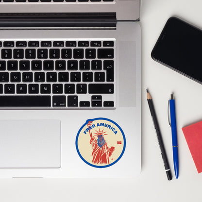 FREE AMERICA Bubble-free sticker