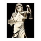 Crying Lady Justice Sticker