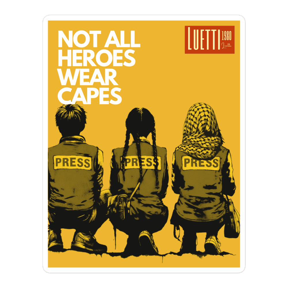 Palestinian Press Heroes Sticker