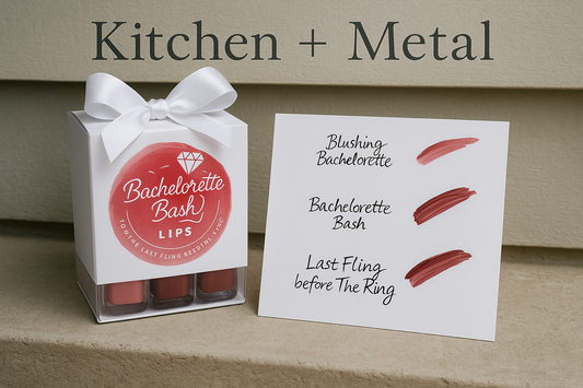 Kitchen + Metal Bachelorette Bash Lip Set