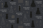 Kitchen + Metal Black Dress Couture Wrapping Paper | Gift Shop & Gift Wrapping | Kitchen + Metal