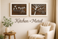 Kitchen + Metal branded home decor image featuring inspirational bird wall art in a cozy reading nook setting
