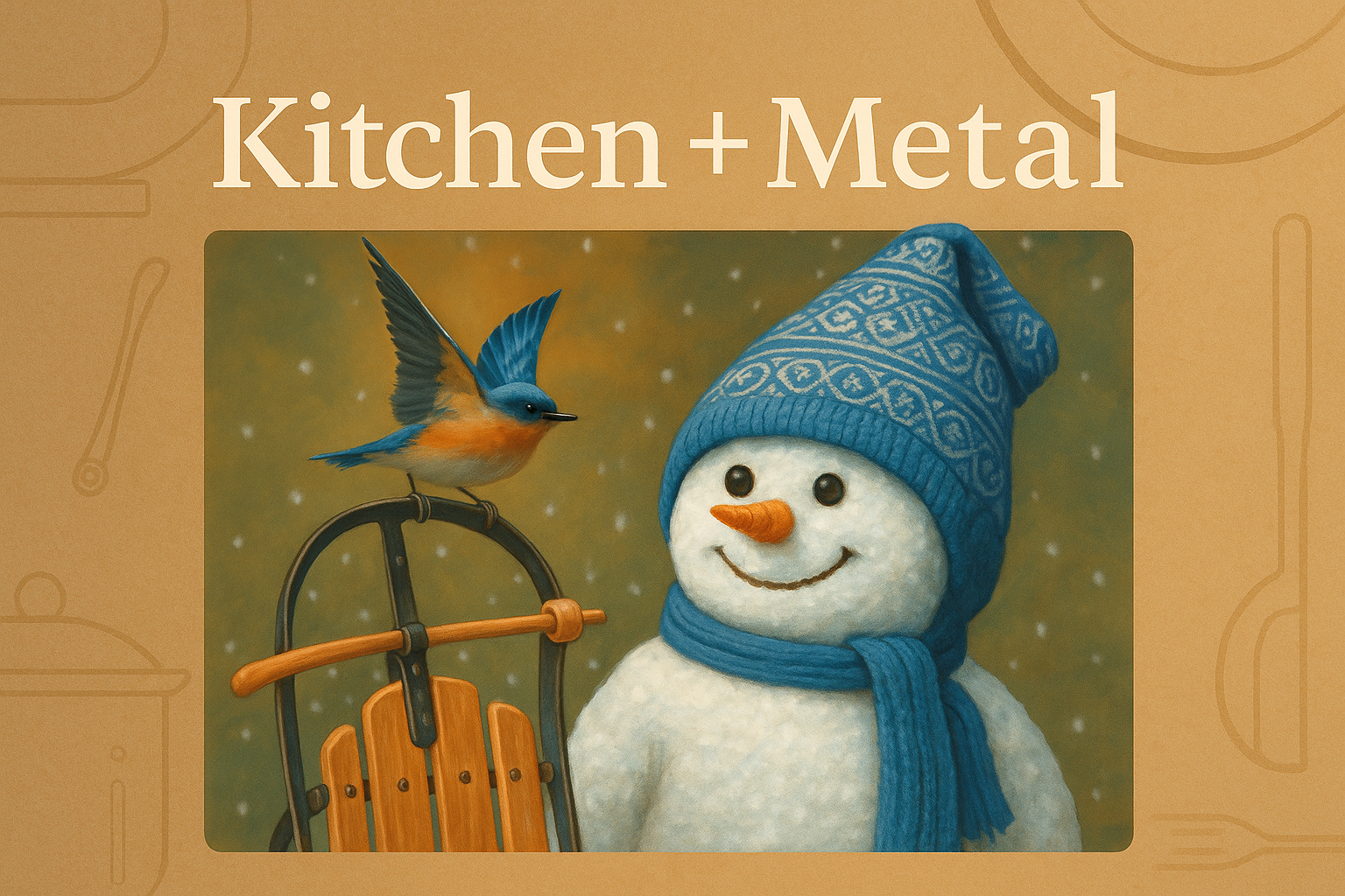 Kitchen + Metal branded product graphic