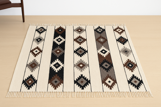Belegui Diamonds Southwestern Area Rug | Home Decor | Kitchen + Metal