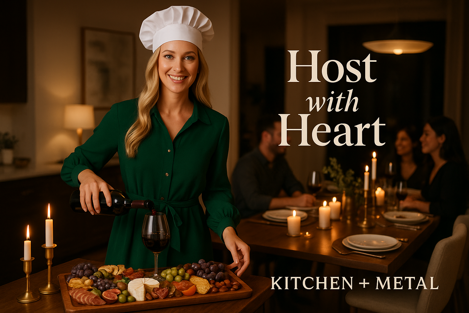 Kitchen + Metal Chef Hosting Excellence
