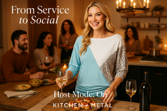 Kitchen + Metal Chef Hosting Friends