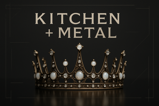 Kitchen + Metal crown graphic