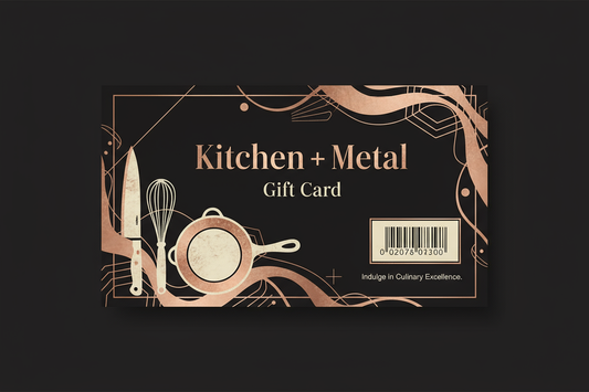 Kitchen + Metal Gift Card Alternative Design