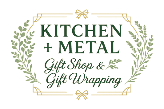 Kitchen + Metal Wrapping Paper: Horizontal Banner