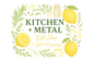 Kitchen + Metal Wrapping Paper: Lemon & Seasoning