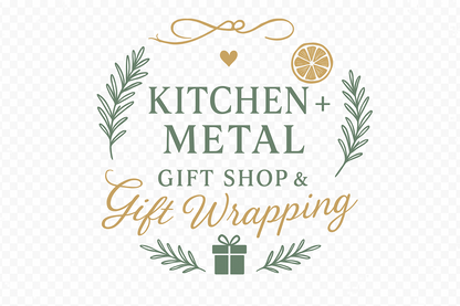 Kitchen + Metal Wrapping Paper: Classic | Gift Shop & Gift Wrapping | Kitchen + Metal