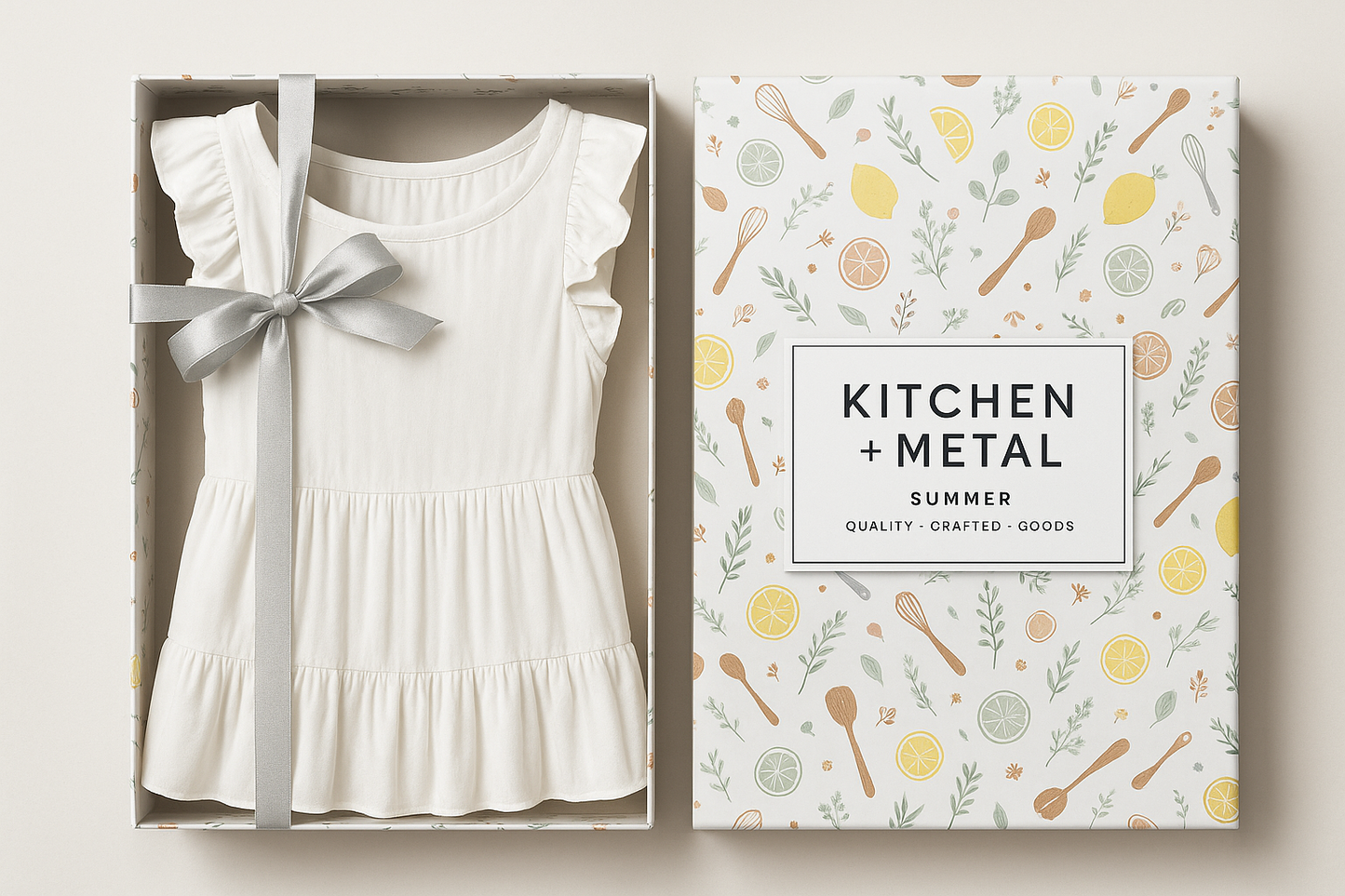Ruffled Sleeveless Babydoll Dress with Pockets | Apparel | Kitchen + Metal