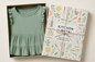 Kitchen + Metal gift-wrapped sage dress - 300 DPI