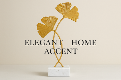 Kitchen + Metal Ginkgo Sculpture Marketing Graphic