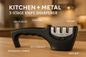 Kitchen + Metal Knife Sharpener Graphic