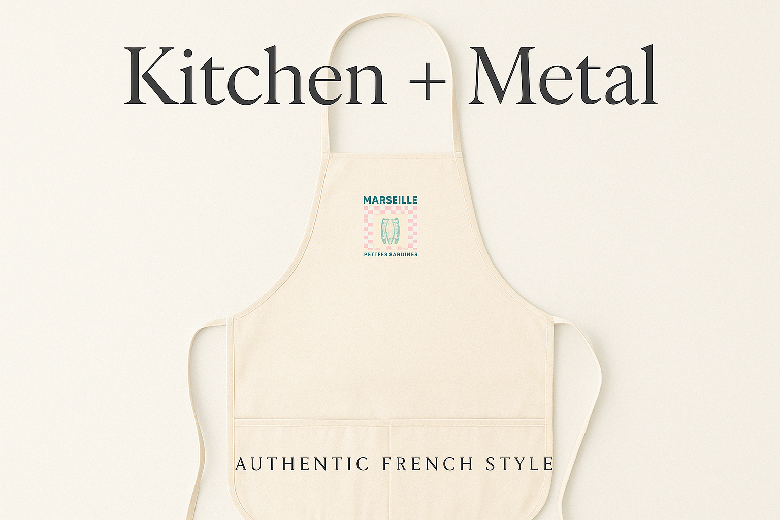 Kitchen + Metal Marseille Apron
