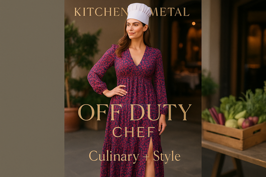 Kitchen + Metal off-duty chef graphic