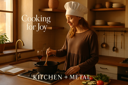 Kitchen + Metal Off-Duty Chef Home Cooking