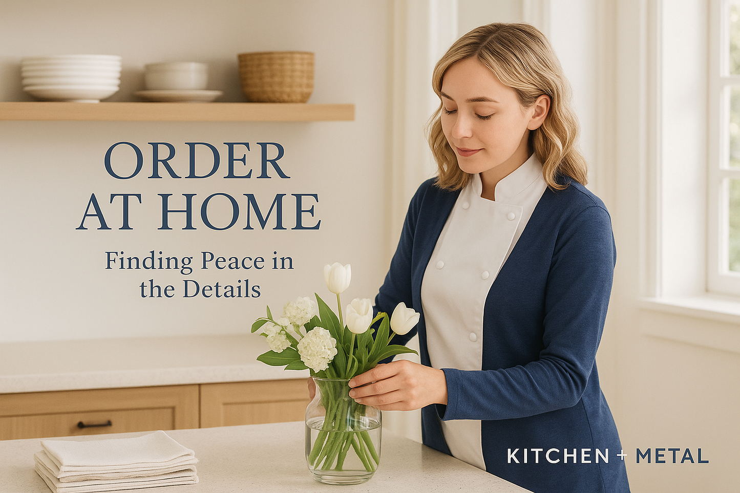 Kitchen + Metal Off-Duty Chef Home Organization