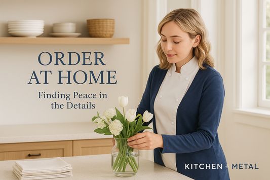 Kitchen + Metal Off-Duty Chef Home Organization