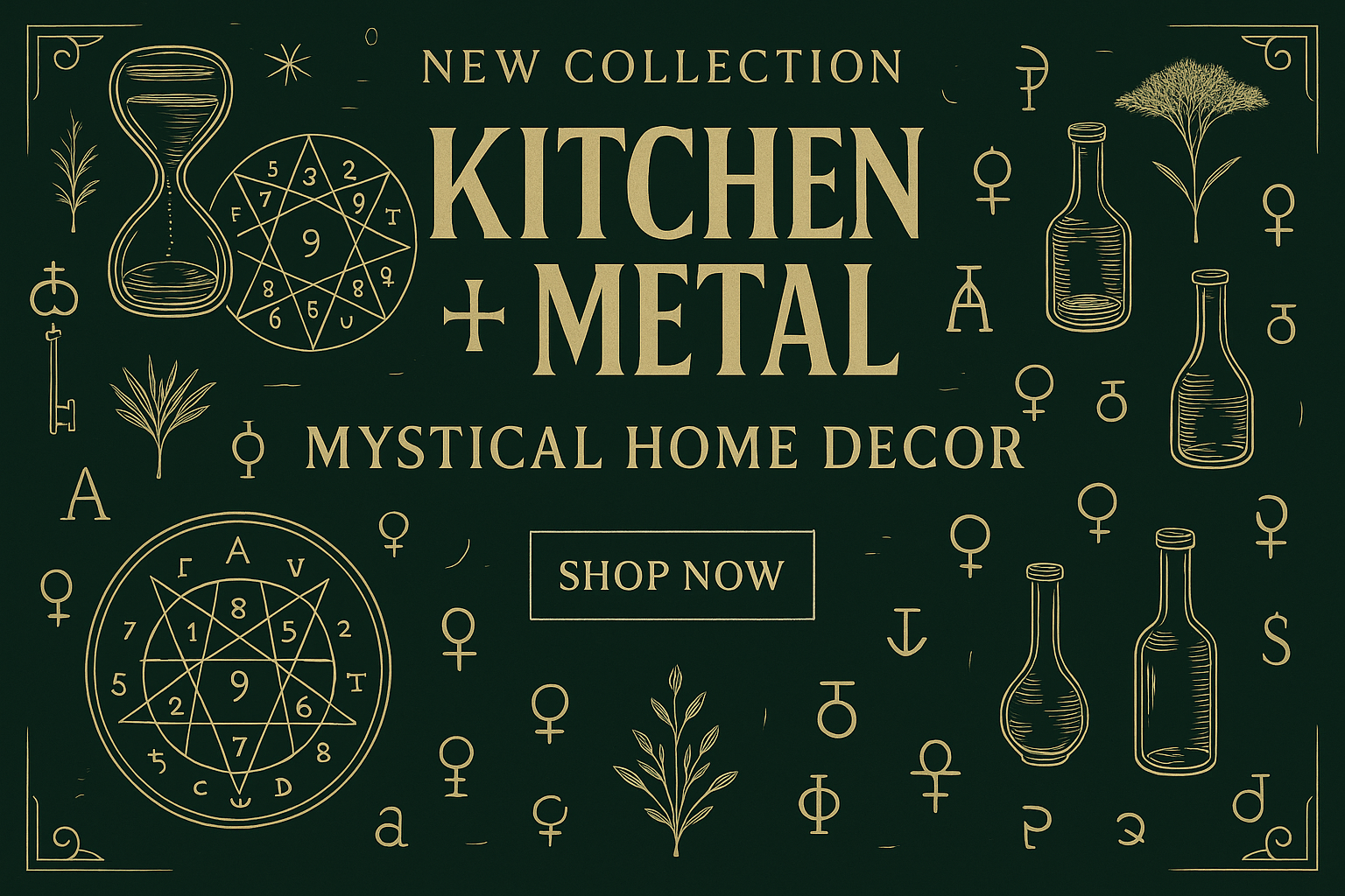 Kitchen + Metal Promotional Banner