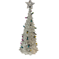 8 Inch Lighted Acrylic Christmas Tree - Clear