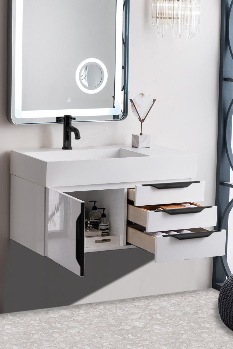Columbia 36" Single Wall Mount Vanity Cabinet