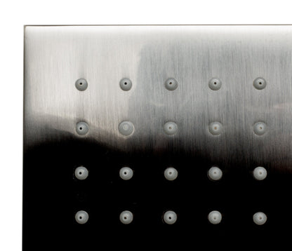 ALFI brand LED12S 12" Square Multi Color LED Rain Shower Head