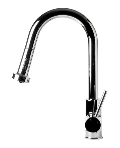 ALFI brand ABKF3262 Sensor Gooseneck Pull Down Kitchen Faucet
