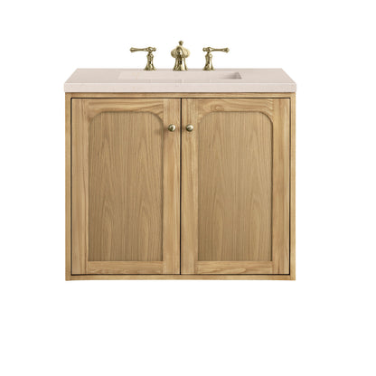 Laurent 30" Single Vanity Cabinet, Light Natural Oak