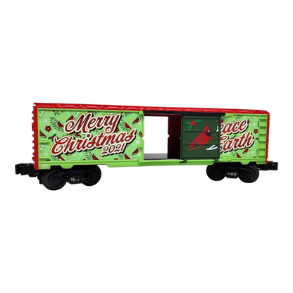 Christmas Box Car - O-27 Gauge