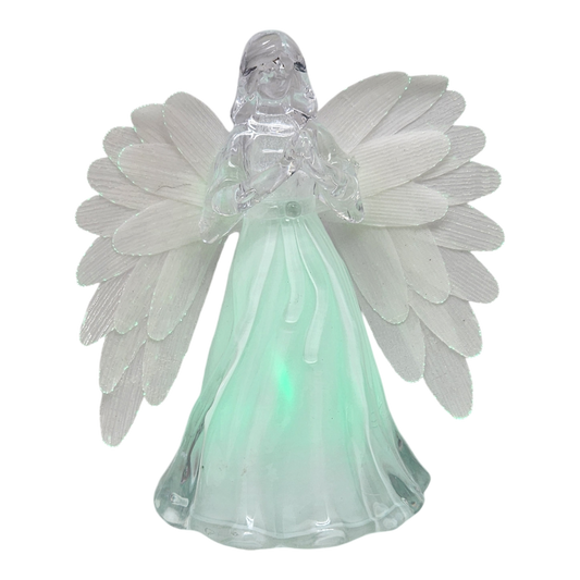 Lighted Acrylic Angel - Praying